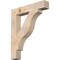 Ekena Millwork Funston Block Smooth Bracket, Douglas Fir, 5 1/2"W x 34"D x 40"H BKT06X34X40FST05SDF - alternate 1